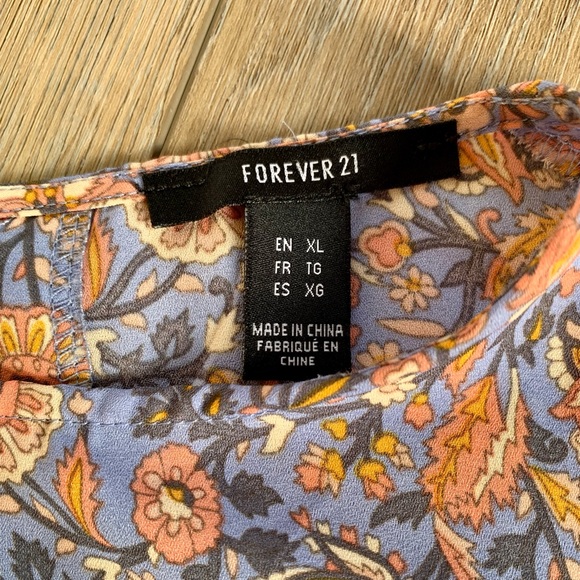 Forever 21 crop blouse top - Picture 7 of 10